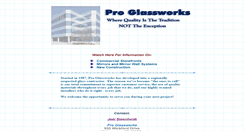 Desktop Screenshot of proglassworks.com
